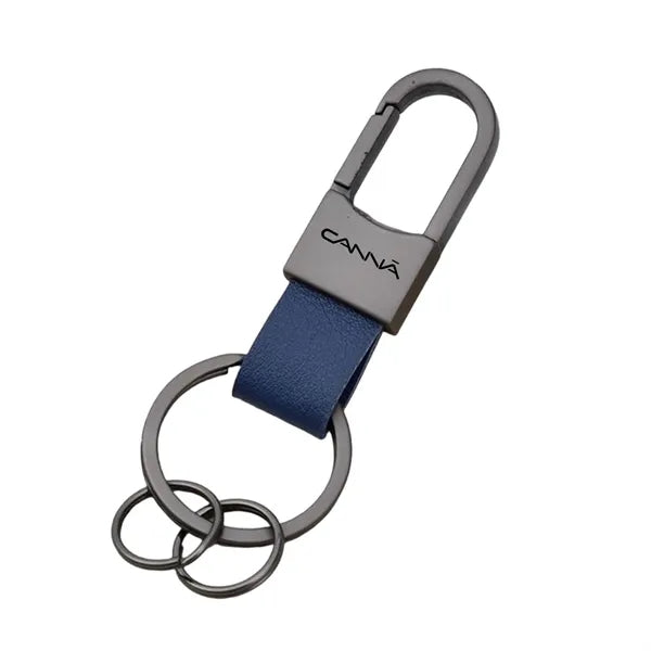 Leather Keychain, Customizable Logo
