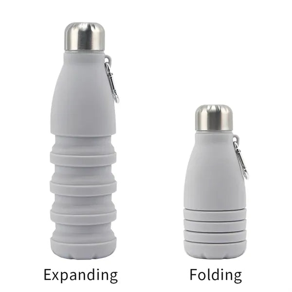 Foldable Silicone Travel Water Bottle Leak Proof