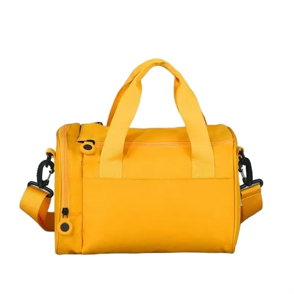 Low MOQ Large Capacity Cylinder Crossbody Travel Leisure Bag