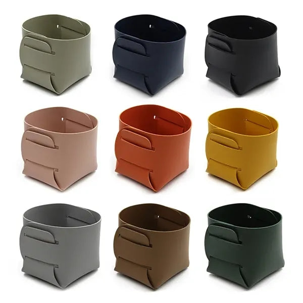 Foldable Leather Pen Holder