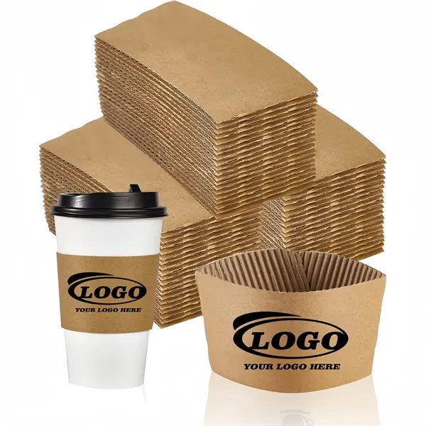 Recyclable Kraft Paper Coffee Cup Sleeves