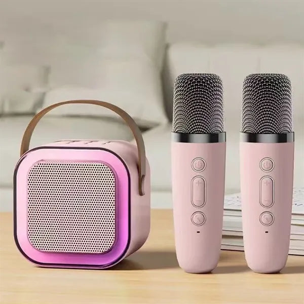 Portable Bluetooth Mini Karaoke Microphone Singing Speaker