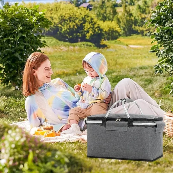 Collapsible Insulated Picnic Basket