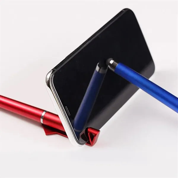 3-In-1 Mobile Phone Holder Device Touch Stylus Stationery