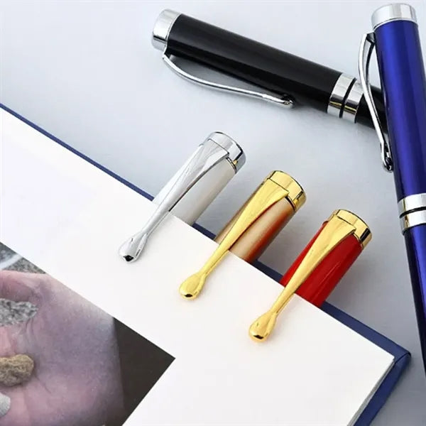 Metal Engraving Custom Gift Roller Ballpen Ballpoint Pen Set