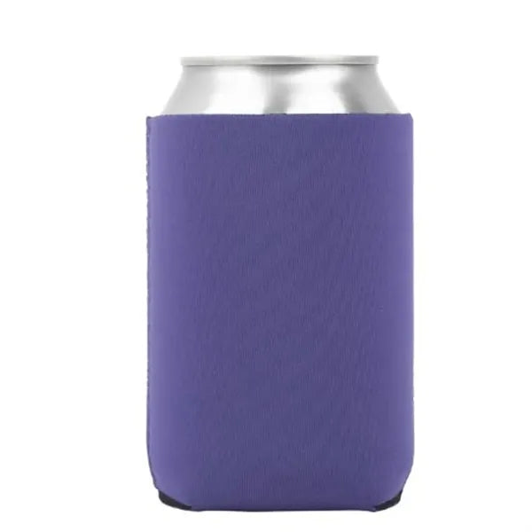 Foldable canned beverage insulation cover