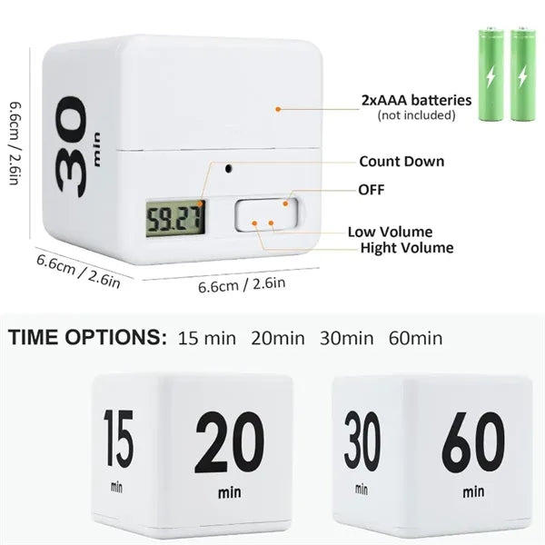 Time Management Cube Timer