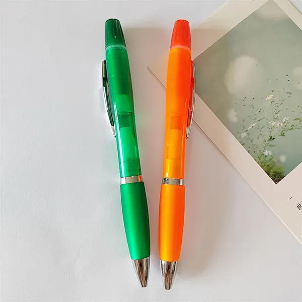 2-in-1 Pen Highlighter Combo