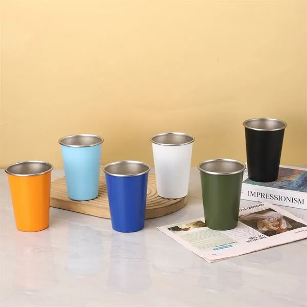 12Oz Stackable Stainless Steel Outdoor Cup