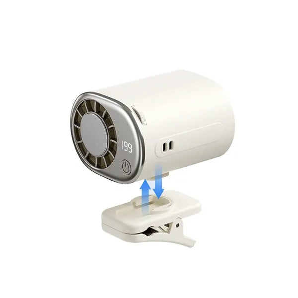Portable Waist Clip Fan With Ice Cooling Pad