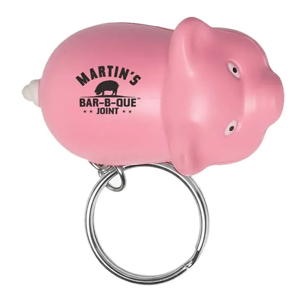 Pig Stress Reliever Keychain