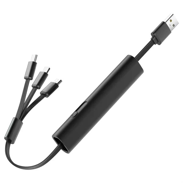 Portable 3-In-1 Storage USB Charger