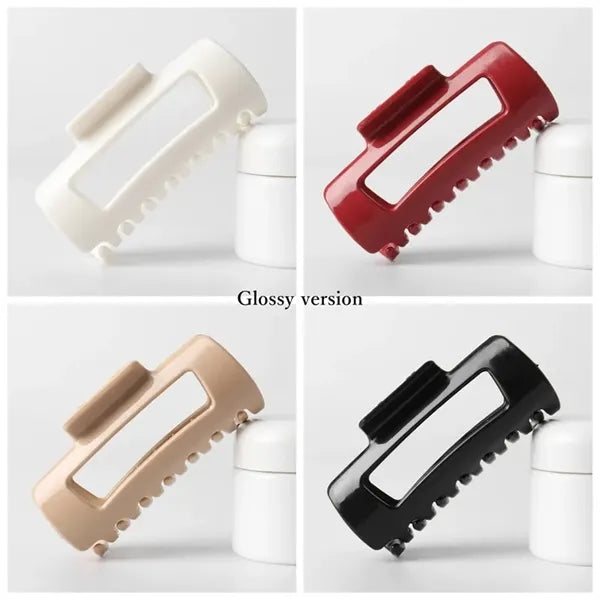 Large Silicone Flexible Hair Claw Clips
