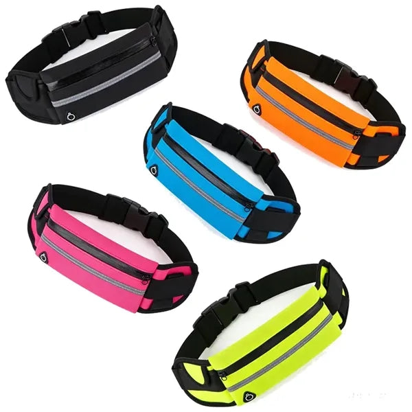 Reflective Neoprene Running Belt Fanny Pack