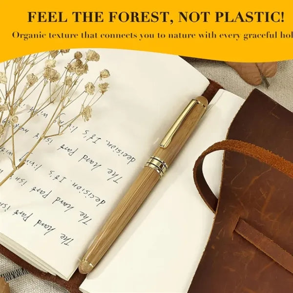 Bamboo Pen with Metal Refill