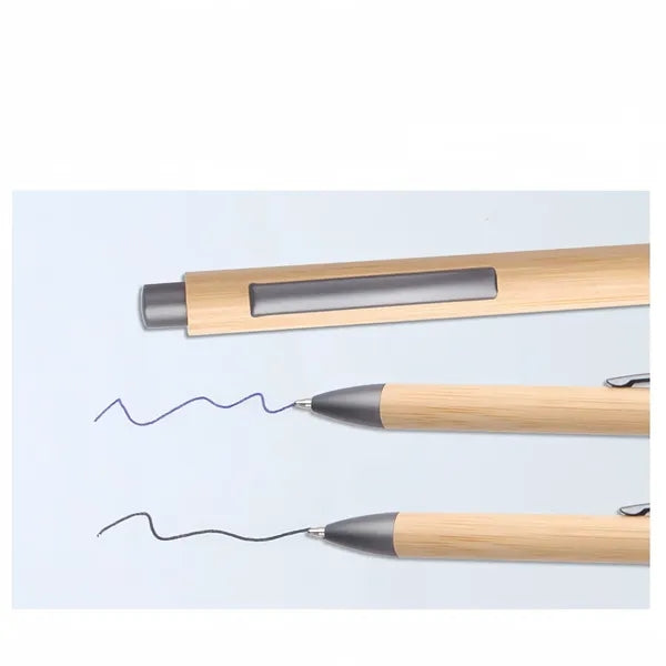 Bamboo Retractable Ballpoint Pen