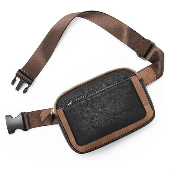 Waterproof PU Leather Waist Bag