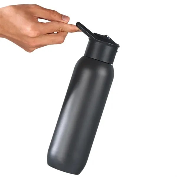20 OZ Stainless Steel Drinking Bottle with Straw