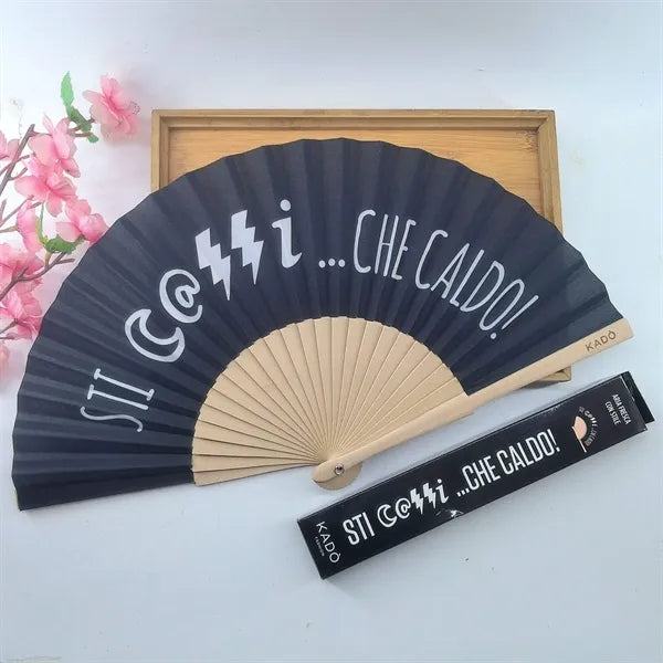 23cm Eco-Friendly Folding Wooden Hand Fan
