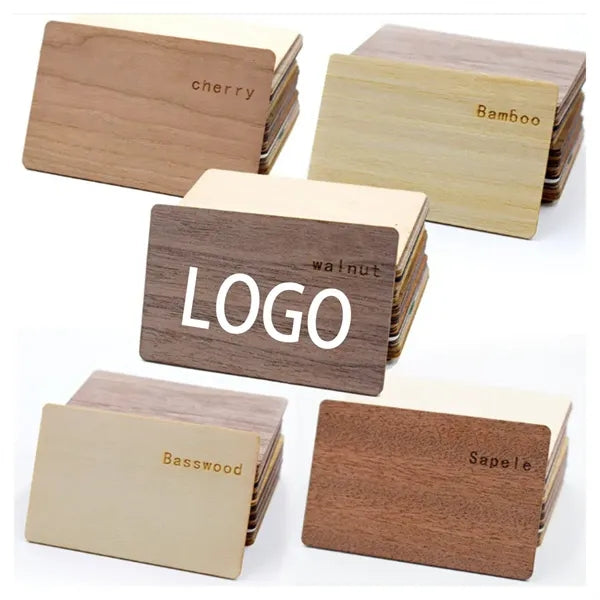 RFID Wooden Smart Card-Eco-Friendly Engravable