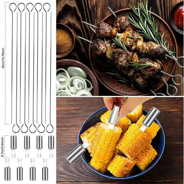 39PCS BBQ Grill Accessories Stainless Steel with Storage Bag