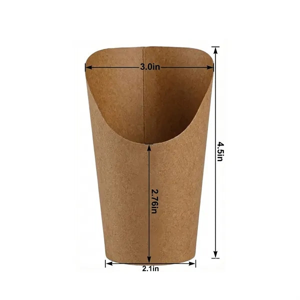 12oz Kraft Paper Slanted Cup for Catering