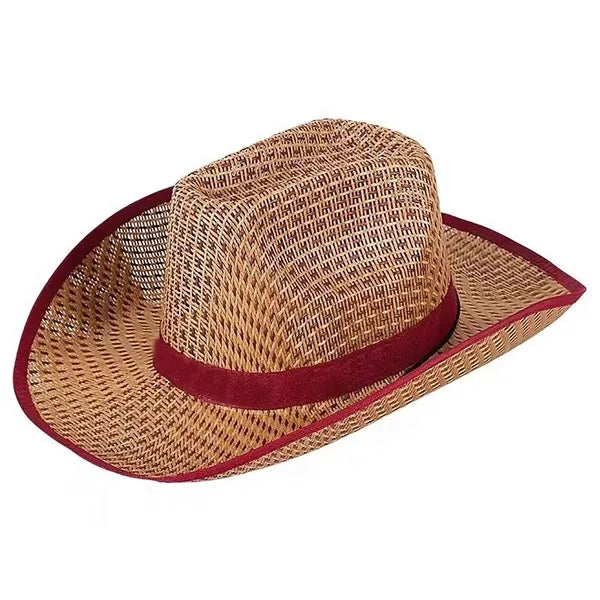 Breathable Straw Cowboy Hat