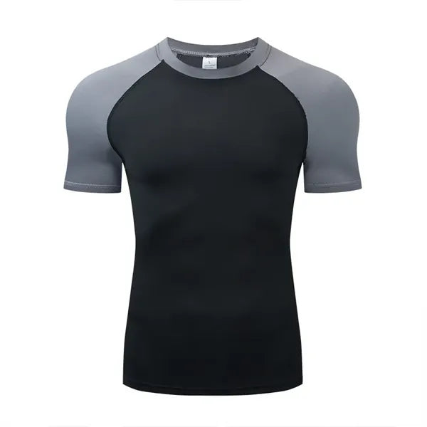 Men's Short Compression Shirt Quick Dry Workout T-Shirt