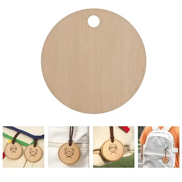 Wooden Pet ID Tag