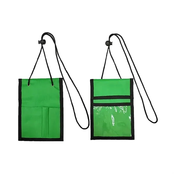 Event Badge Holder with Credential Wallet Pouches