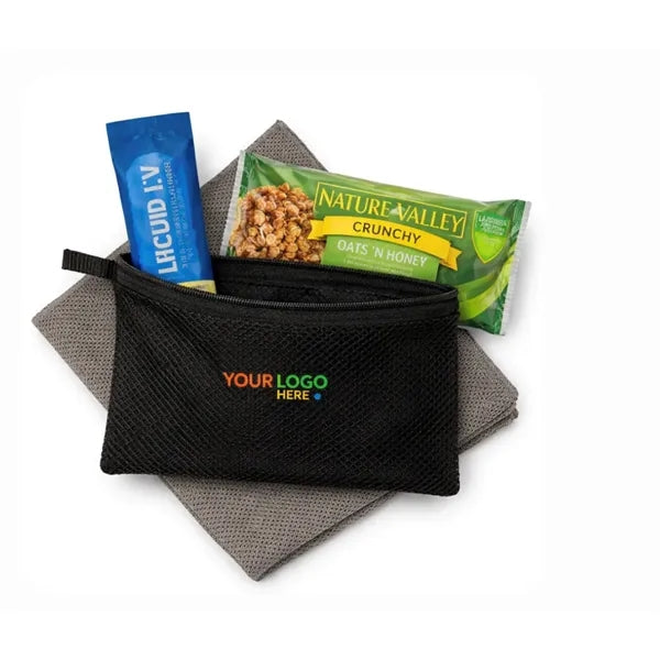 Cooling Towel Kit with Hydration Stick & Granola Bar