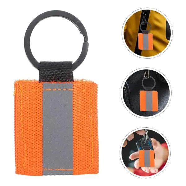 Reflective Safety Keychain Tag