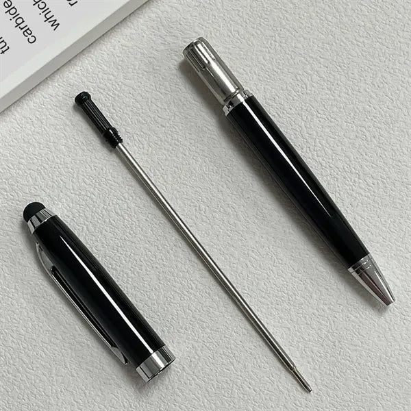 Twist Action Metal Ballpoint Stylus Pen