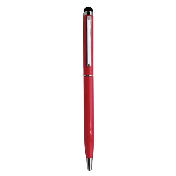 Metal Retractable Stylus Ballpoint Pen
