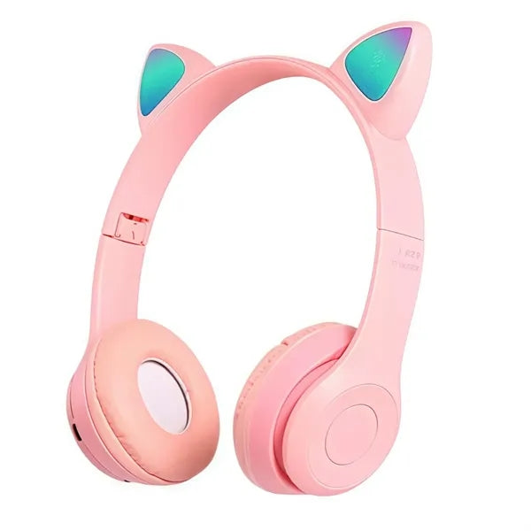 Cat ear bluetooth headphones