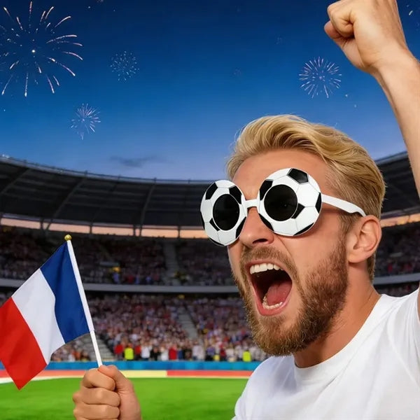 World Cup Flag Soccer Fan Glasses