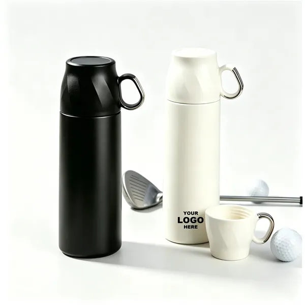 17oz Golf Course Insulated Bottle with Cup Lid