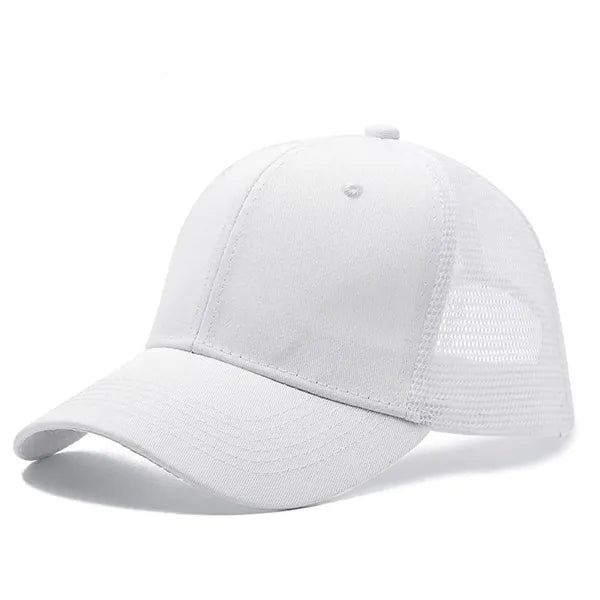 Adjustable Mesh Trucker Hat Structured Baseball Cap