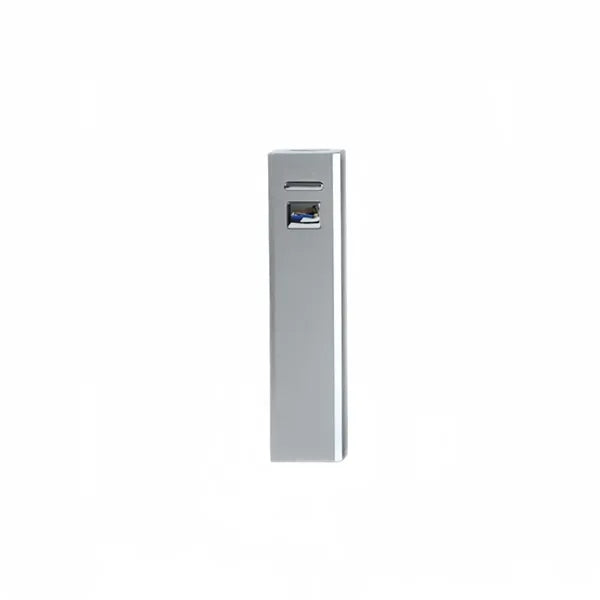 Lipstick-style Aluminum Alloy 2600 mAh Portable Charger