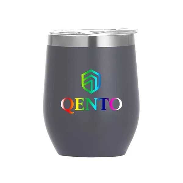 12 Oz Stainless Steel Eggshell Thermos Cup Customizable