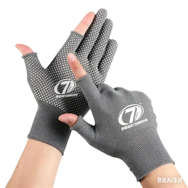 Non-Slip Wear-Resistant Nylon Fishing Gloves