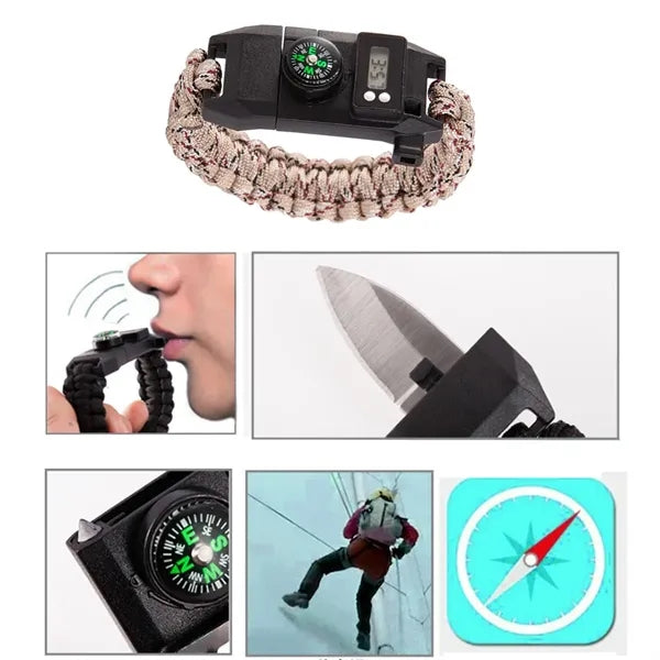 7-in-1 Survival Paracord Bracelet