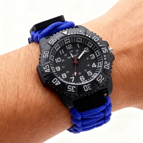 Outdoor Paracord Survival Watch