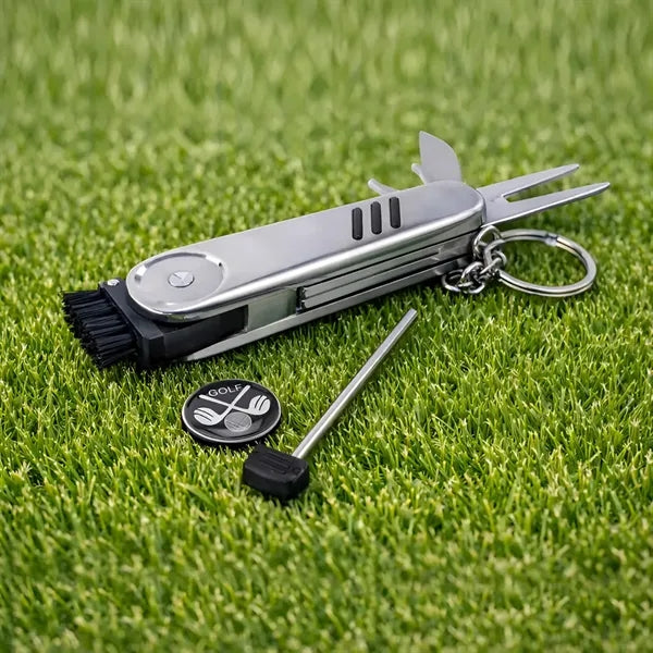 6 in 1 Golf Multifunctional Divot Repair Tool