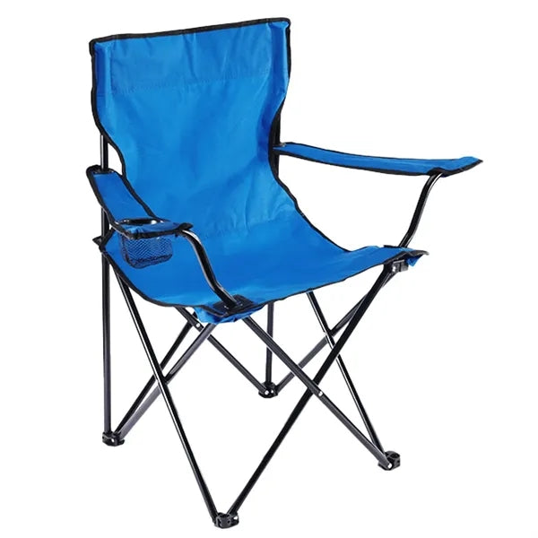 Portable Folding Camping Chair With Armrest Cup Holder