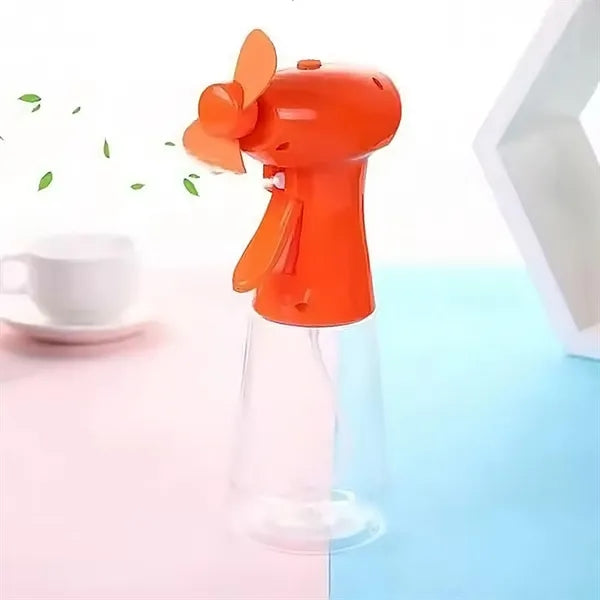 Mini Handheld Press-to-spray Fan