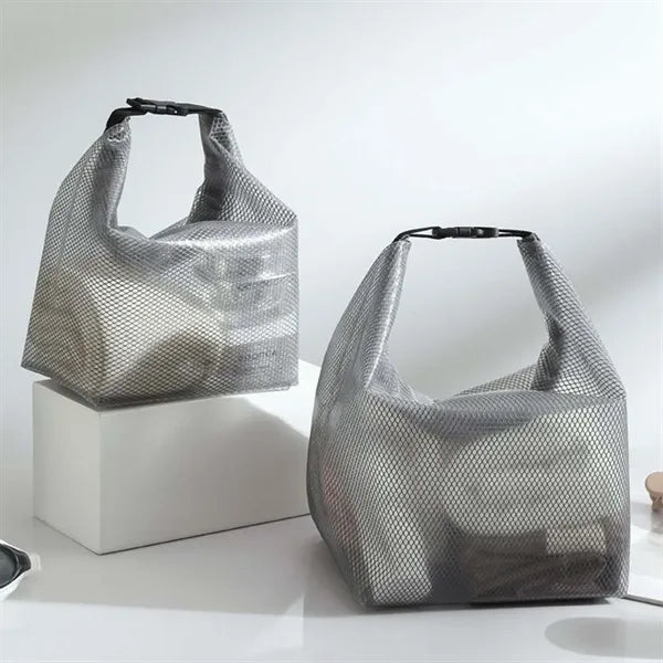 Travel toiletry bag clear waterproof large for gym & holiday