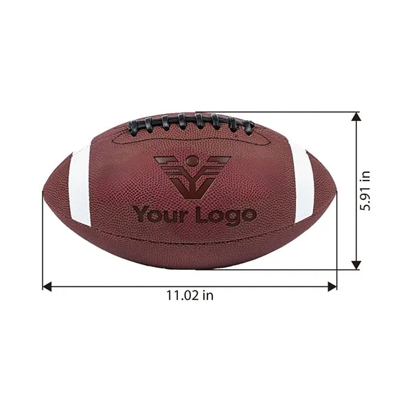 Durable Classic PU Leather No.9 American Football