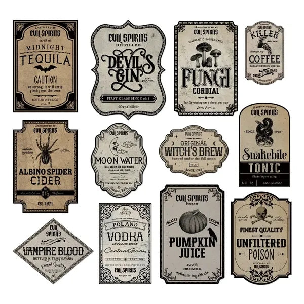 Self Adhesive Sticker for Wine Bottles & Drink Cups
