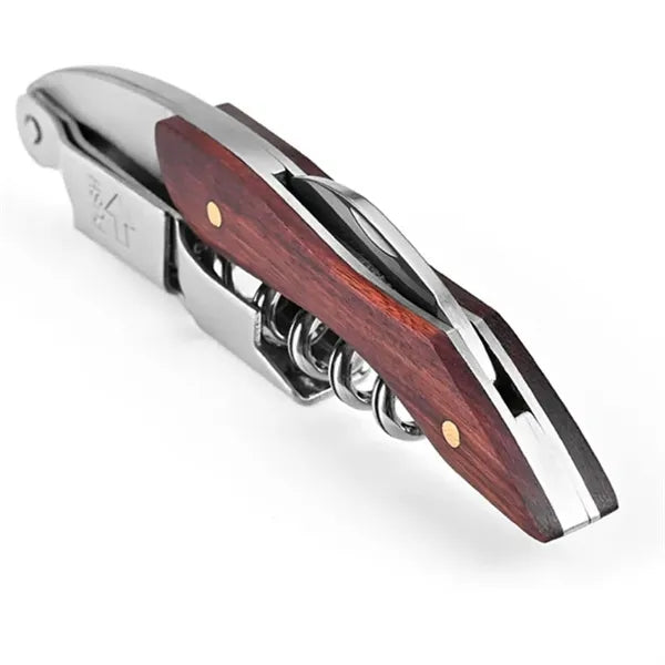 Wood Wine Bottle Corkscrew Opener